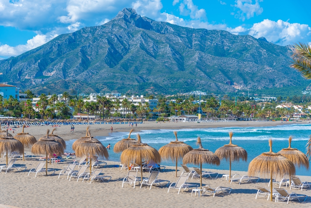 Playa en Puerto Banus